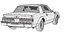 1987 Buick Grand National Regal GNX 3D ModelGame Ready