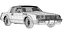 1987 Buick Grand National Regal GNX 3D ModelGame Ready