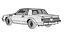 1987 Buick Grand National Regal GNX 3D ModelGame Ready