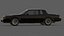 1987 Buick Grand National Regal GNX 3D ModelGame Ready