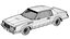 1987 Buick Grand National Regal GNX 3D ModelGame Ready
