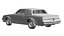 1987 Buick Grand National Regal GNX 3D ModelGame Ready