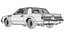 1987 Buick Grand National Regal GNX 3D ModelGame Ready