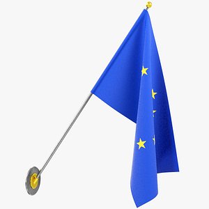 3D Flag of Europe V5 model