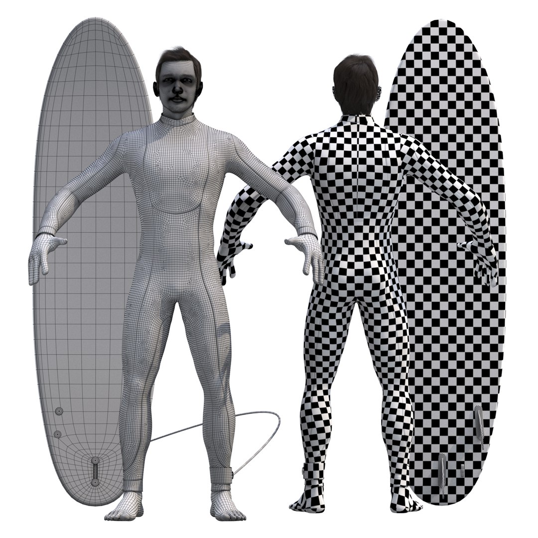 3D Surfer - TurboSquid 1494959