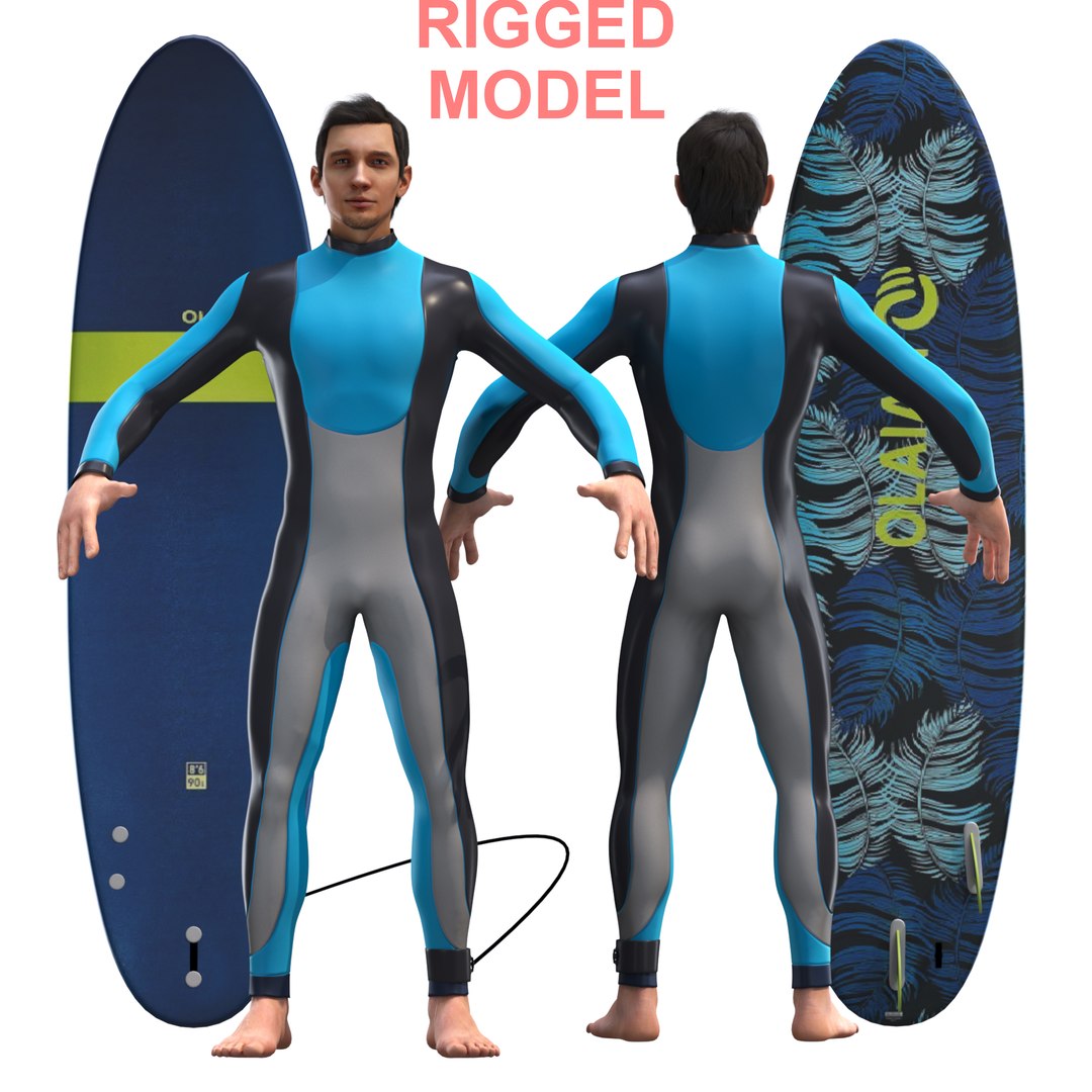 3D Surfer - TurboSquid 1494959