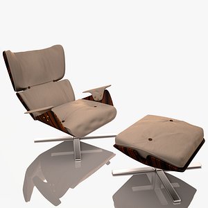 Paulistana Armchair and Ottoman
