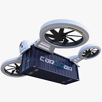 Cargo Quadrocopter Drone Concept