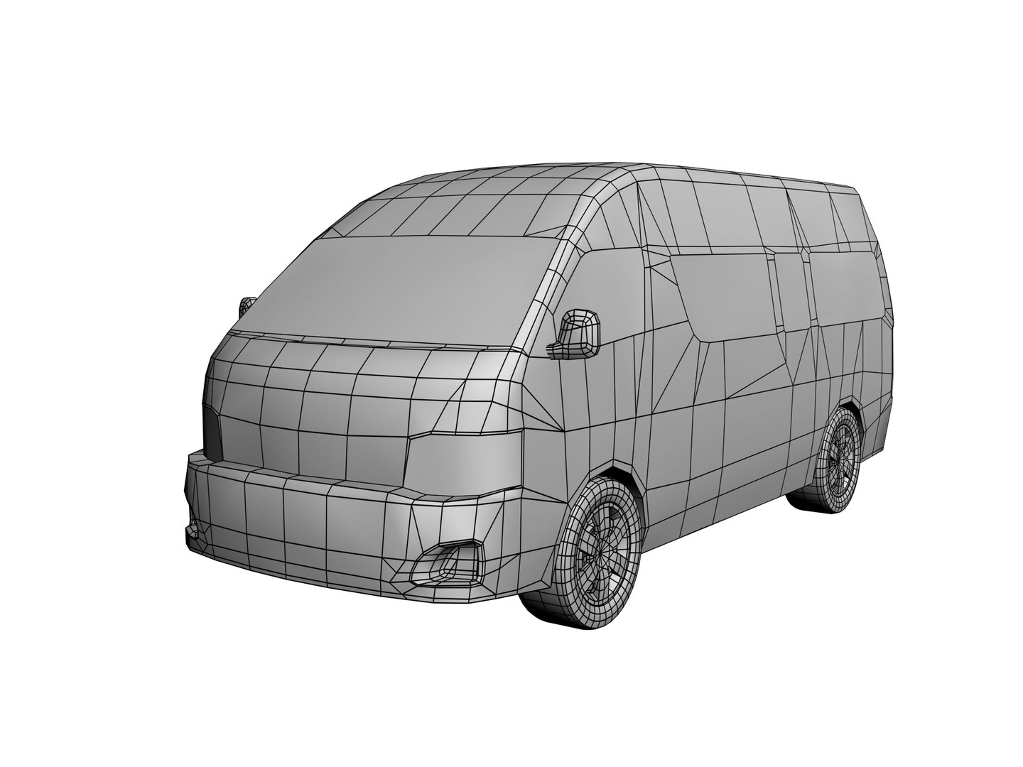 Toyota Hiace Super Long 3D - TurboSquid 1681753