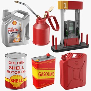 Fuel And Oil Containers Collection