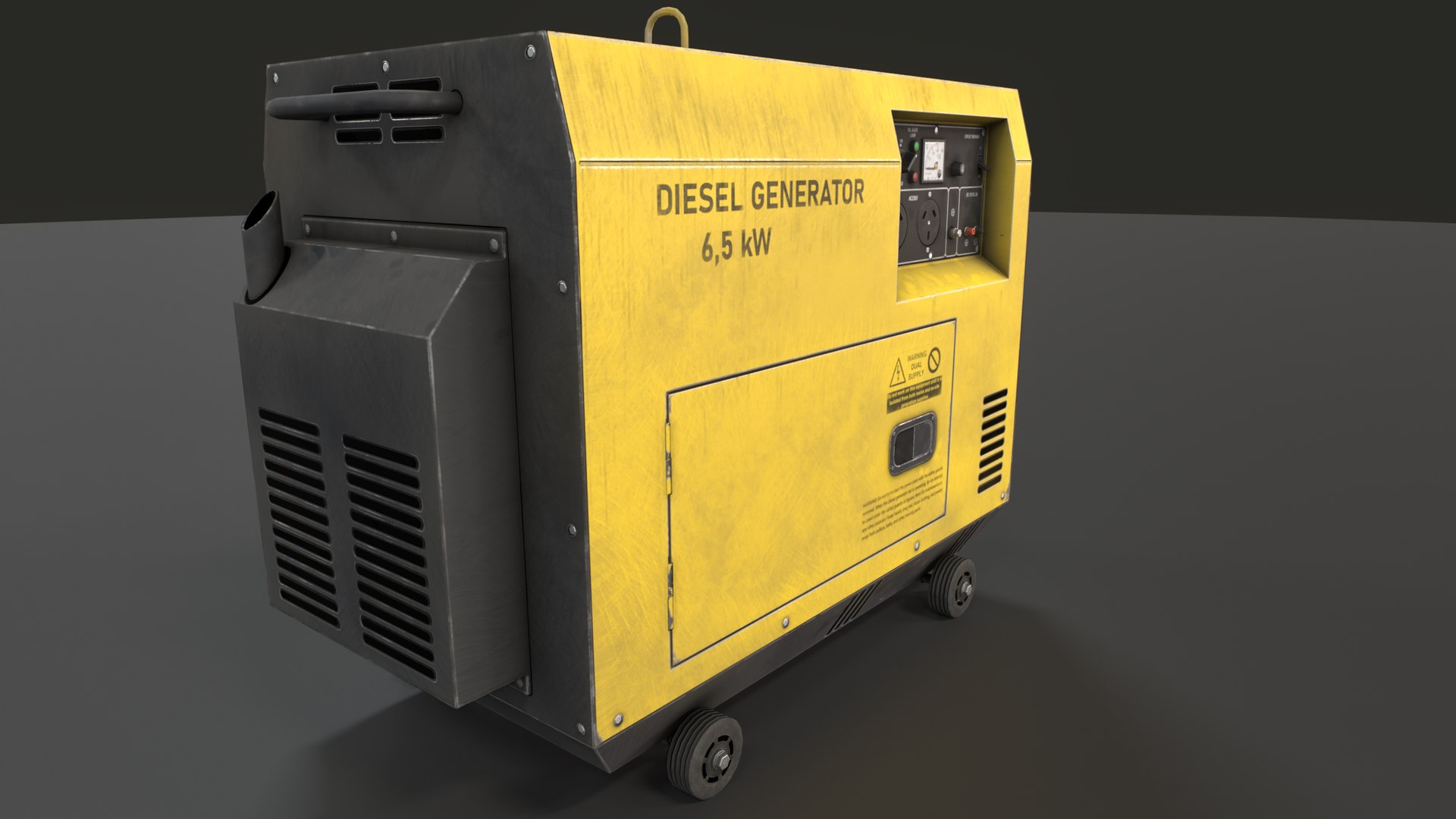 3D Diesel Generator - TurboSquid 1709164