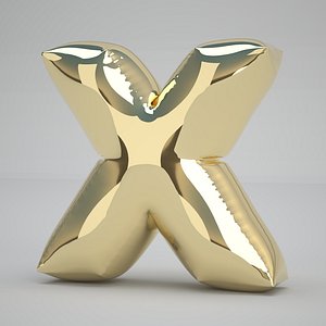 X Balloon Gold