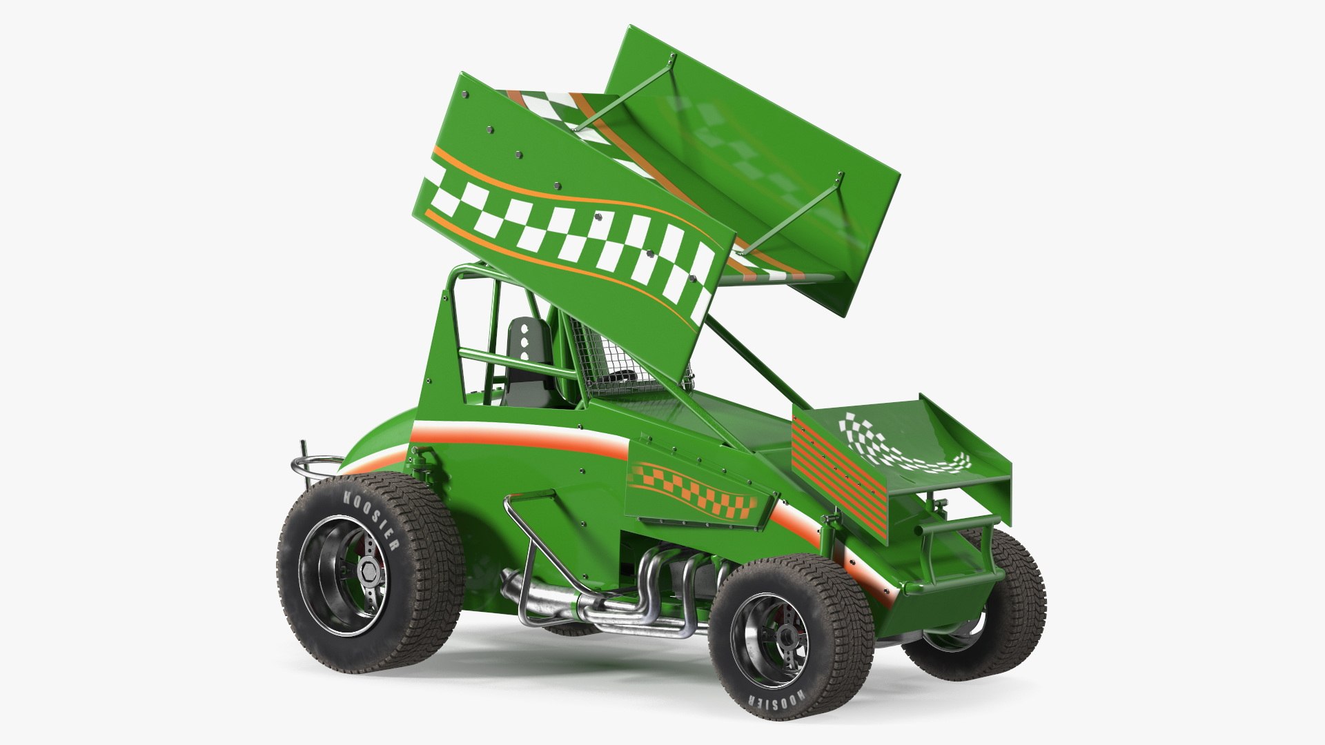 American Sprint Car 3D model preview