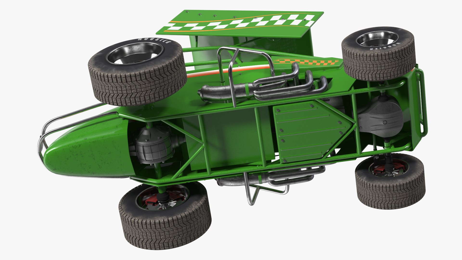3D American Sprint Car - TurboSquid 2206560