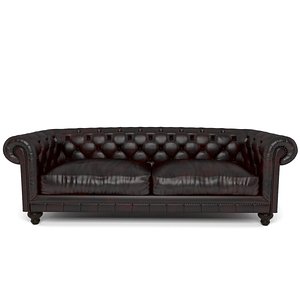 3d model chesterfield sofa