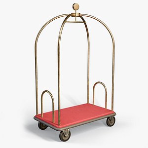 3D Suitcase Trolley