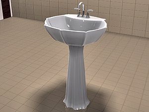 realistic kohler anatole american 3d max