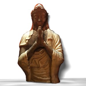 3D indian budha model