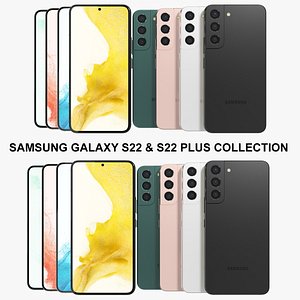 3D Samsung Galaxy S22 and S22 Plus Collection