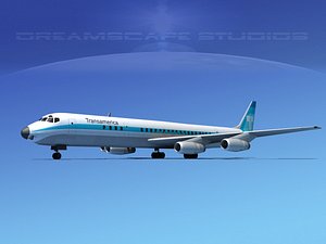 Douglas DC-8-63 Transamerica