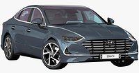 Hyundai Sonata 2020 (Low Interior)