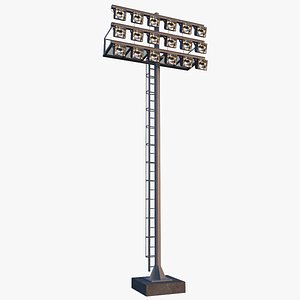 stadium light 3D model