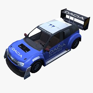 Dacia Duster Rally Low Poly