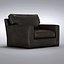 Crate and Barrel - Axis Leather Chair