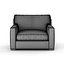 Crate and Barrel - Axis Leather Chair