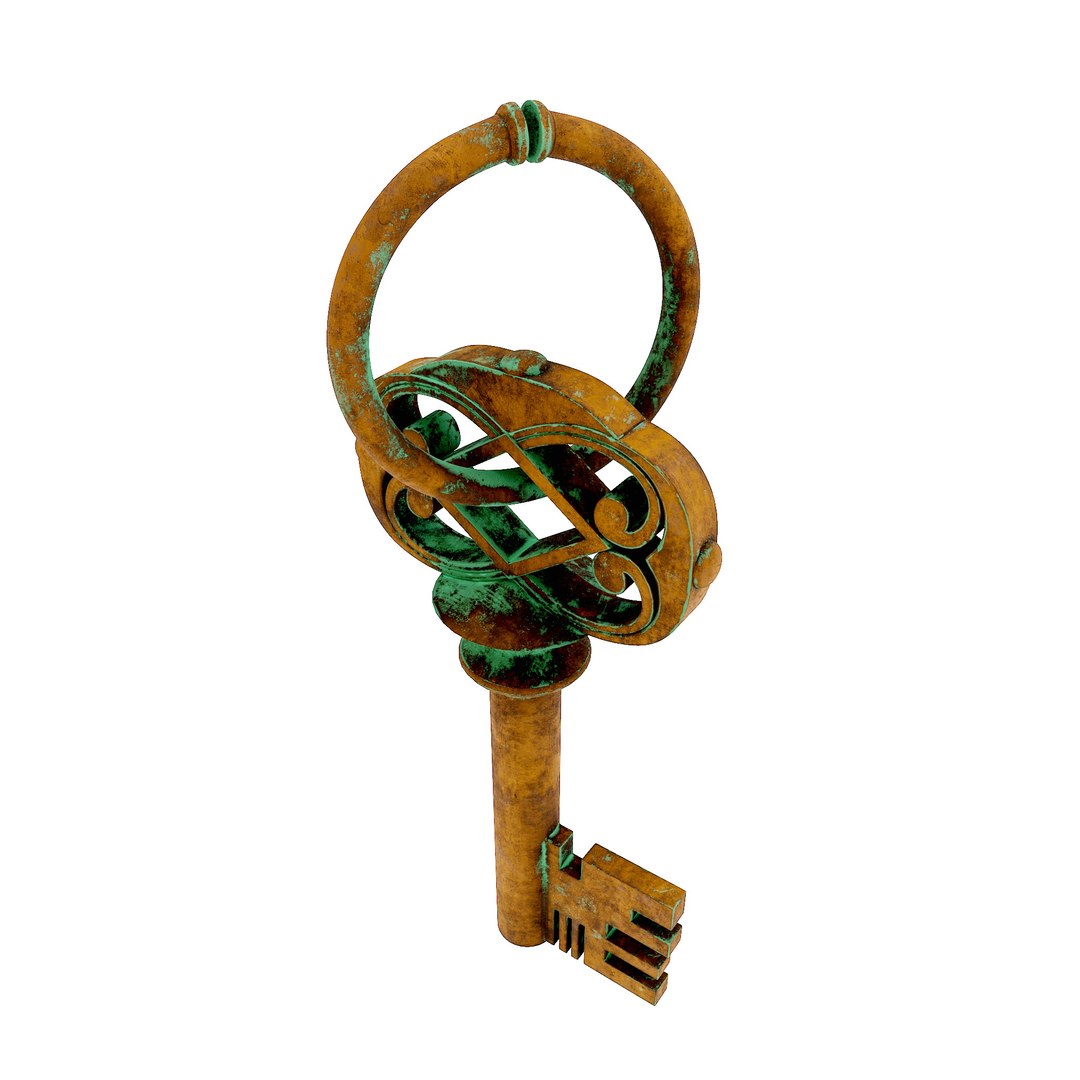 3D Model Dirty Grungy Key 3dmodel - TurboSquid 1977757