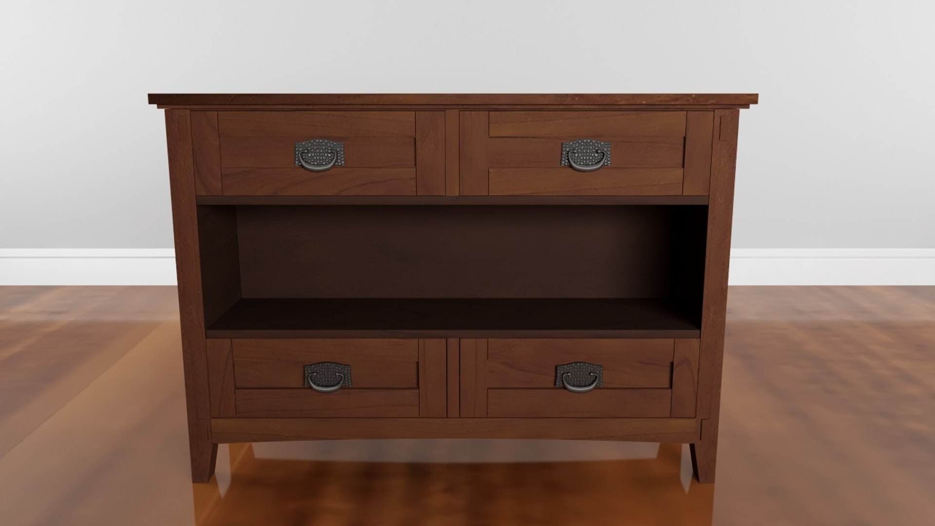 3D storage console - TurboSquid 1253288