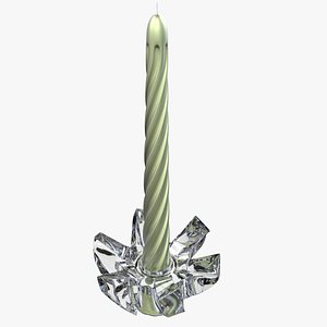 twisted candle holder 3ds