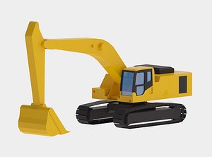 Excavator Construction C600 Simplified