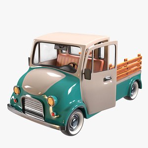 Cartoon style Farm Truck 3D