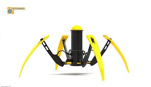 Spider Robot - Final - Without TurboSmooth-- 156888 polys - 98599 Verts