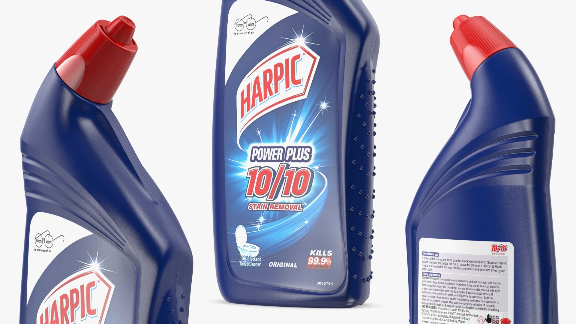 Harpic Blue Toilet Cleaner 3D Model - TurboSquid 2054414