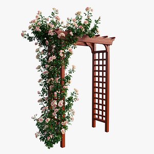 rose plant set 18 3D model