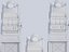 Modelo 3D de una colorida colección de máquinas tragamonedas de casino