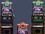 Modelo 3D de una colorida colección de máquinas tragamonedas de casino