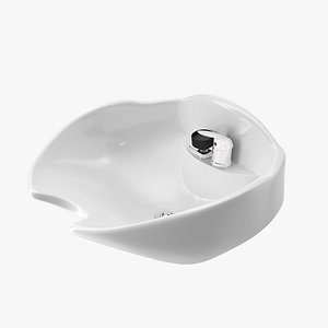 Beauty Salon Shampoo Bowl Sink 3D Model