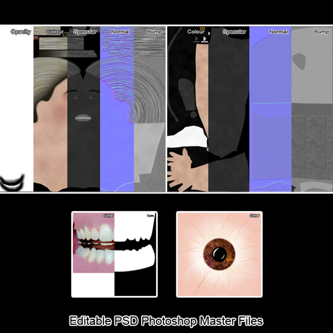 Rigged Character 3d Model