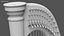 3D realistic lever harp