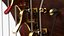 3D realistic lever harp