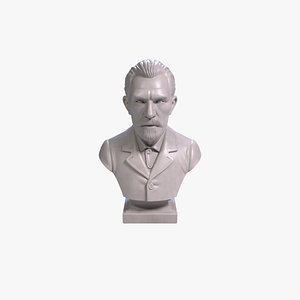 Vincent van Gogh Bust Sculpture 3D Print Model STL File Printable Bust 3D model
