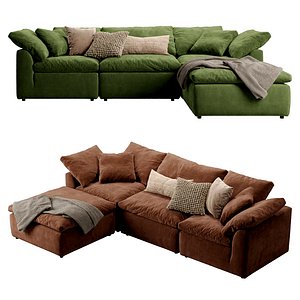 3D Cloud Modular Sectional model