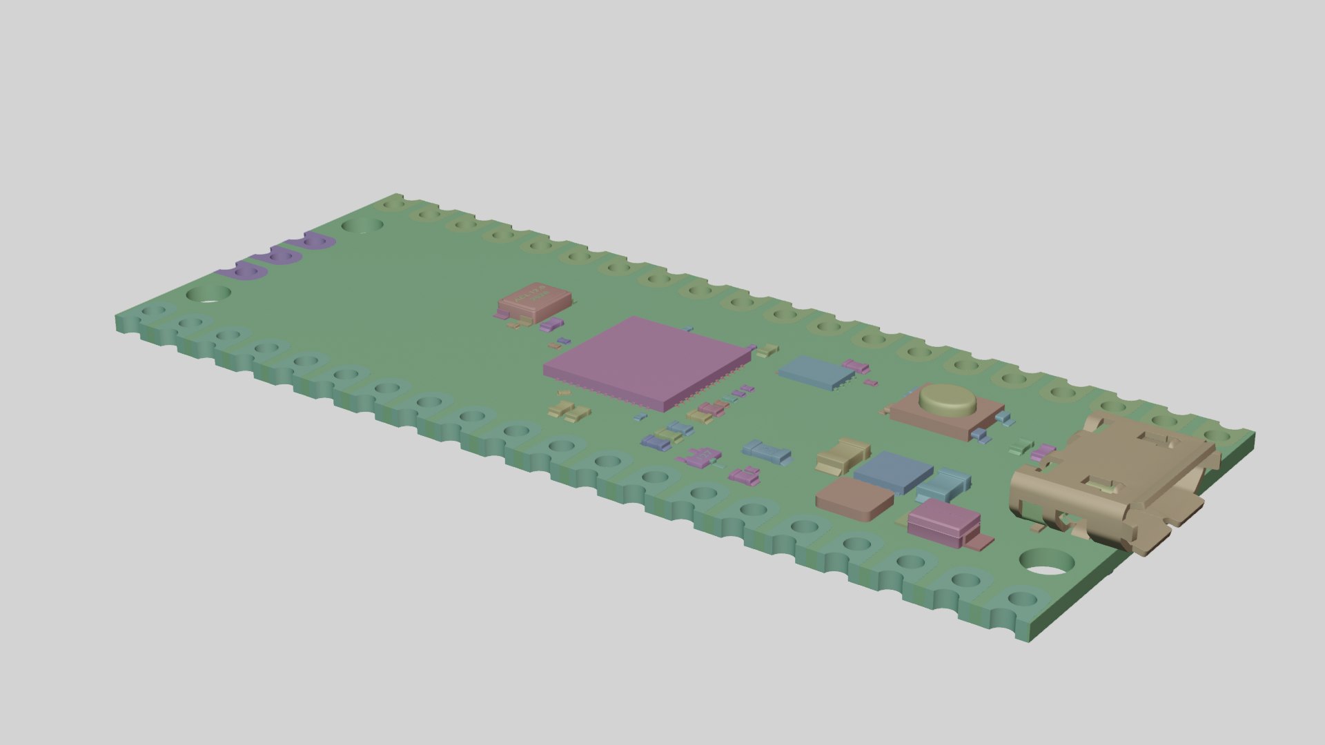 3D Raspberry Pi Pico - TurboSquid 2246602