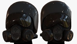 gas mask 3D model
