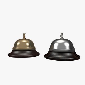 Golden and  Silver reception bell