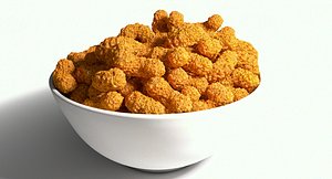 3d bowl roasted snacks