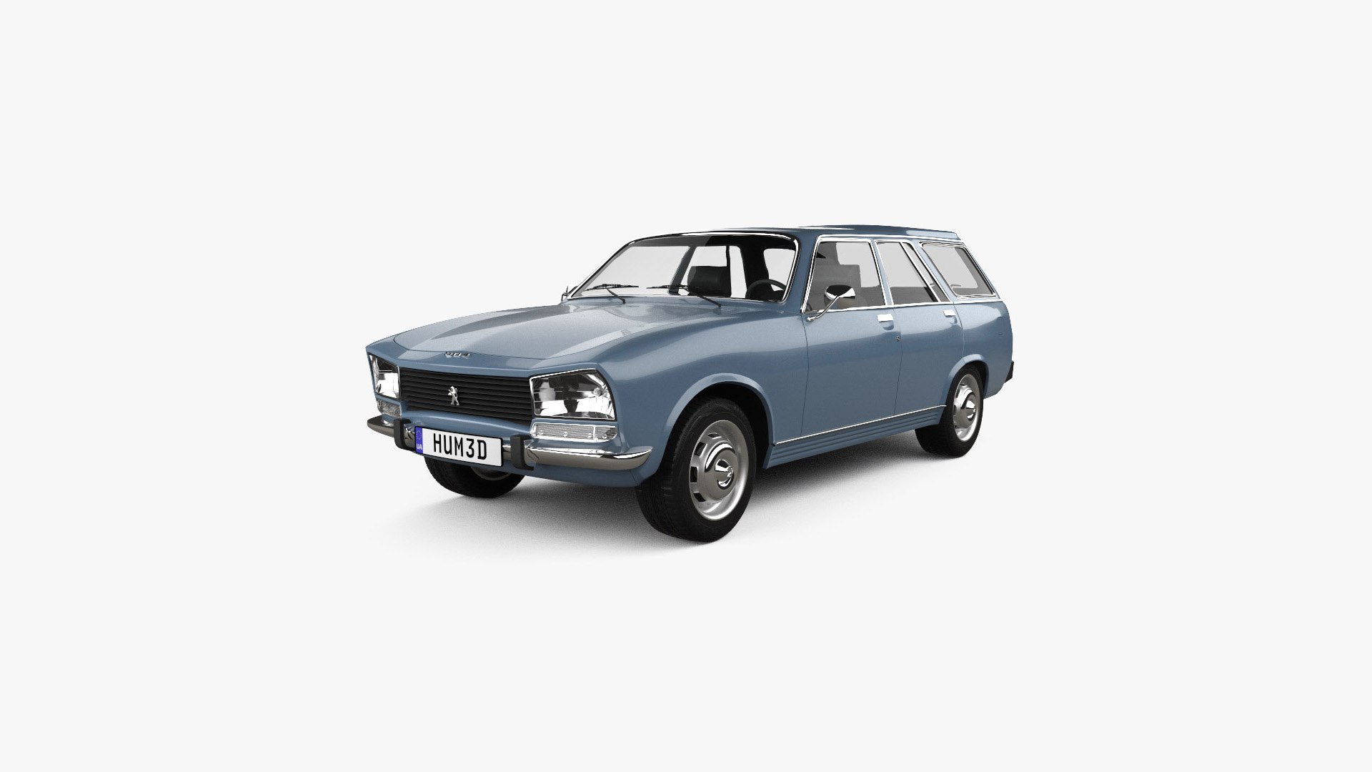 modelo 3d Peugeot 504 break 1970 - TurboSquid 2014887